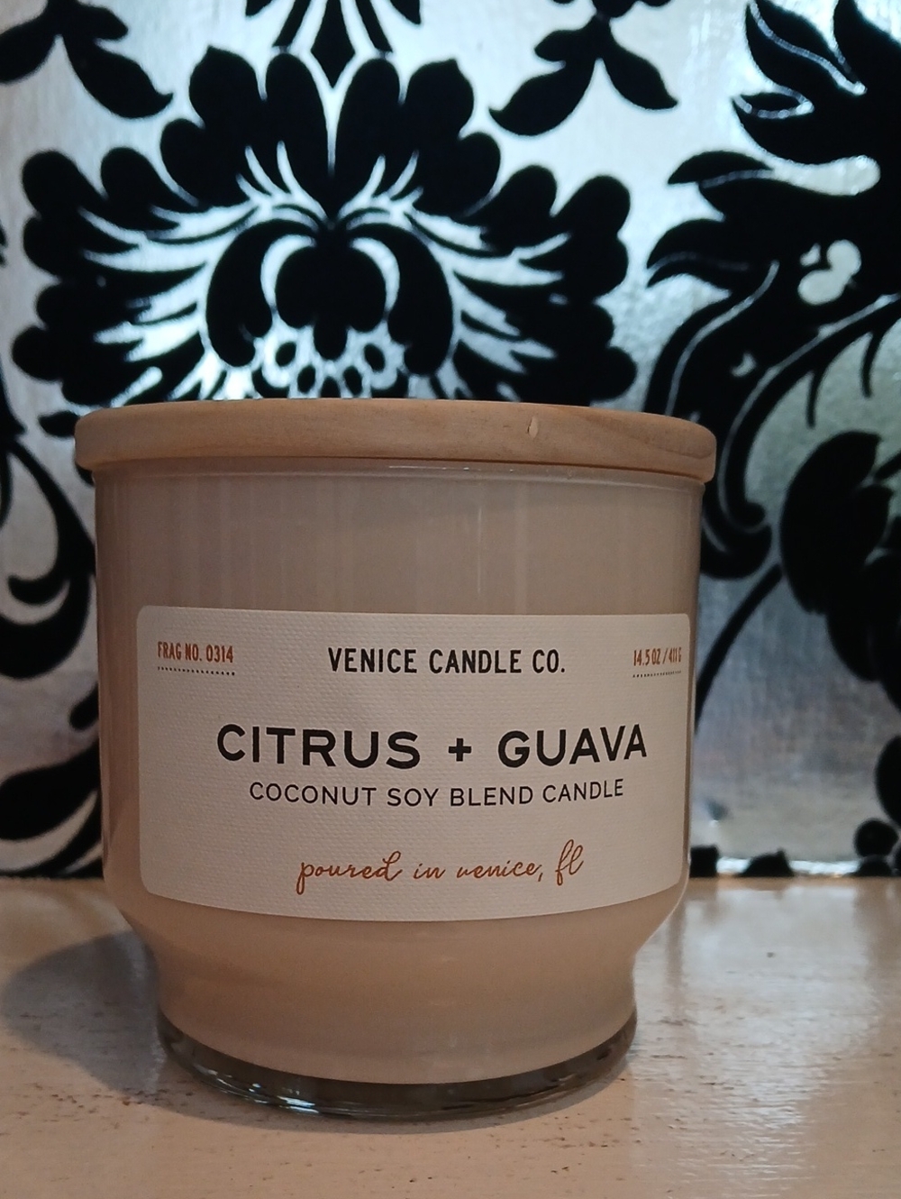 Citrus + Guava Coconut Soy Blend 2 Wick Candle -